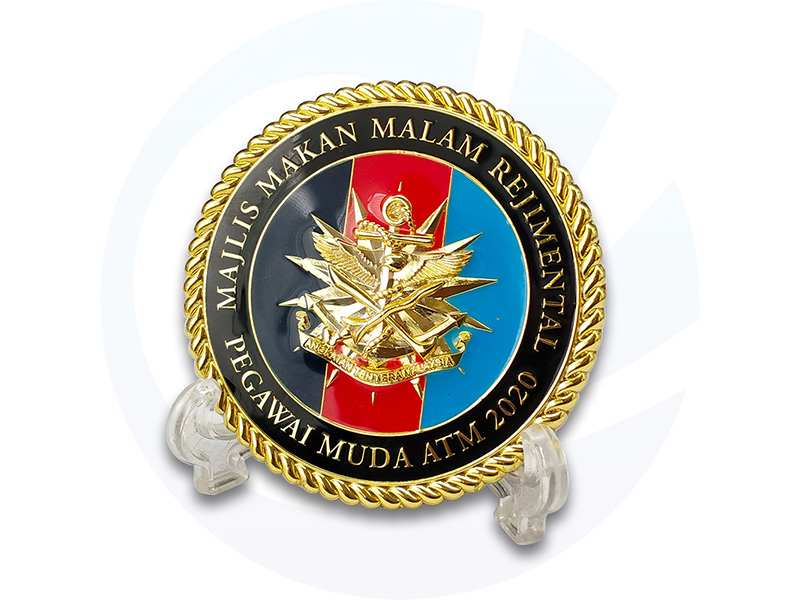 Monete di sfida militare della Malesia