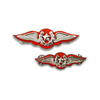 Maker Custom Metal Silver Military Air Force Uniform Badge Pins
