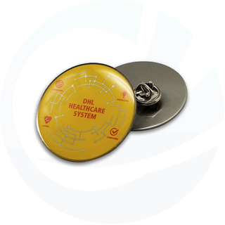 Distintivi personalizzati per souvenir in metallo dell'azienda DHL