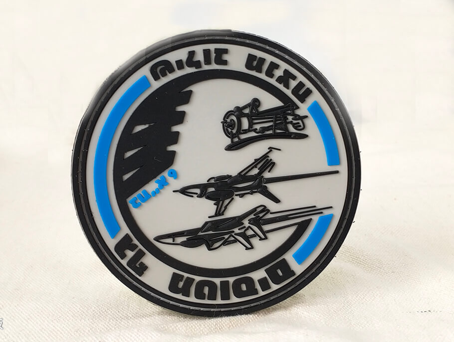 Patch di gomma in PVC personalizzate