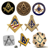 Design gratuito di alta qualità Freemason personalizzato in modo irregolare a forma di smalto a forma di smalto per la vendita in vendita