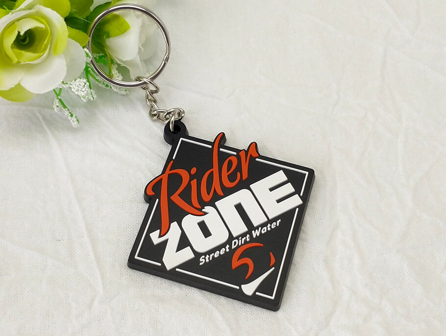 Catena chiave in PVC personalizzata
