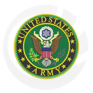 Patch ricamato all'esercito uniforme militare