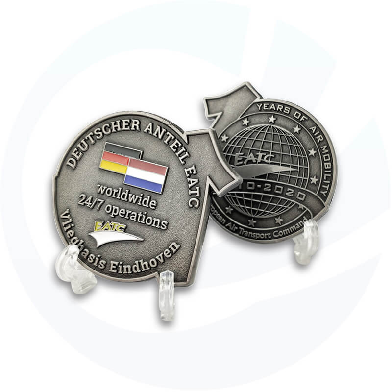 Monete personalizzate di polizia di polizia in metallo personalizzato