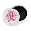 Pulsanti del nastro rosa Novità Pulsante di consapevolezza del cancro al seno rosa badge Pinback Pinkon Spilla