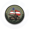 Circolo di baseball Black PVC Patch