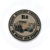 Patch per miliari di mirtilli arancione in PVC
