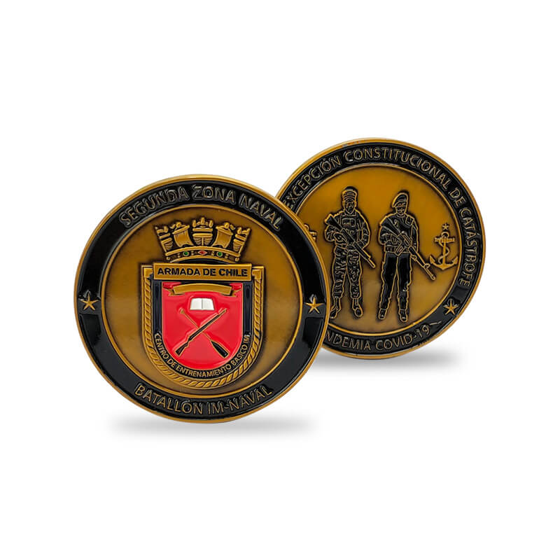 Maker Custom Cile Air Force Challenge Coin